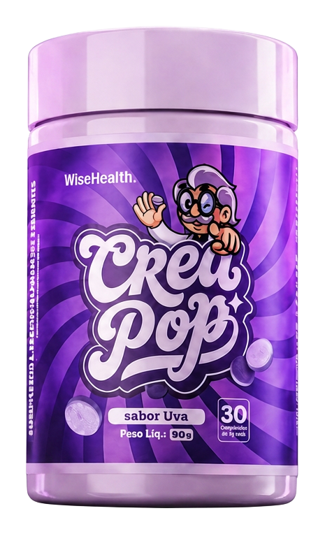 Creapop — Creatina Mastigável Sabor Uva